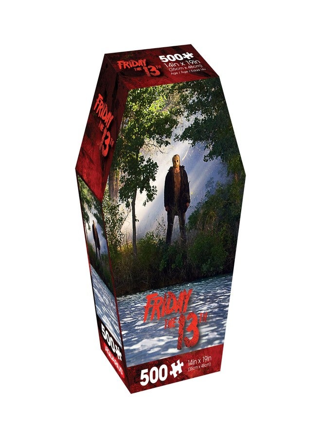 Aquarius Friday The 13th 500pc Puzzle (500 Piece Jigsaw Puzzle) - Glare Free - Precision Fit - Officially Licensed Merchandise & Collectibles - 14x19 Inches - Image 1